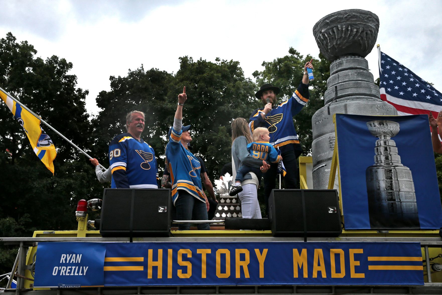 Scenes from Blues Stanley Victory Parade